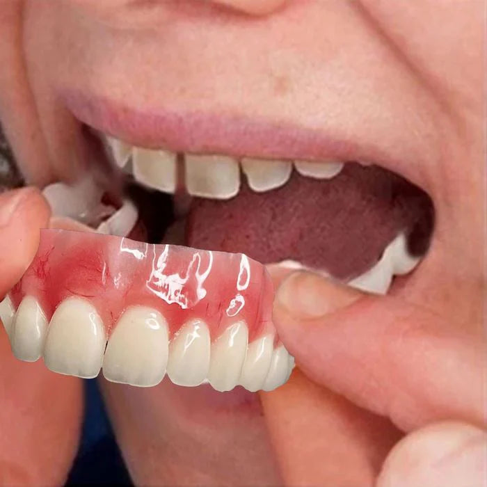 Dentadura de Silicone FIX - Ajustavel e Adaptativa