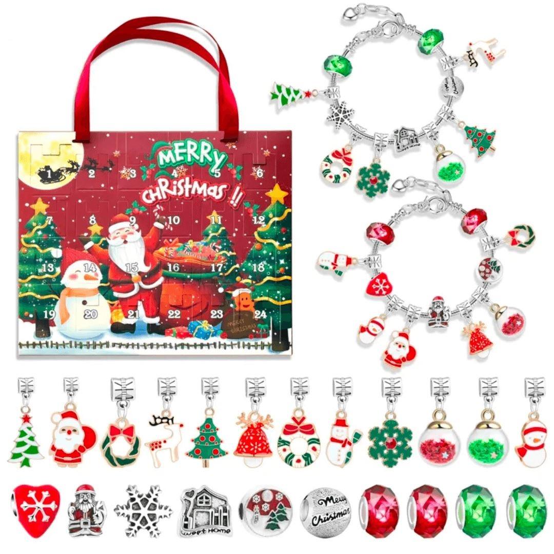 Calendário Infantil Contagem Regressiva de Natal + Berloques Surpresas - Lojas Promorin