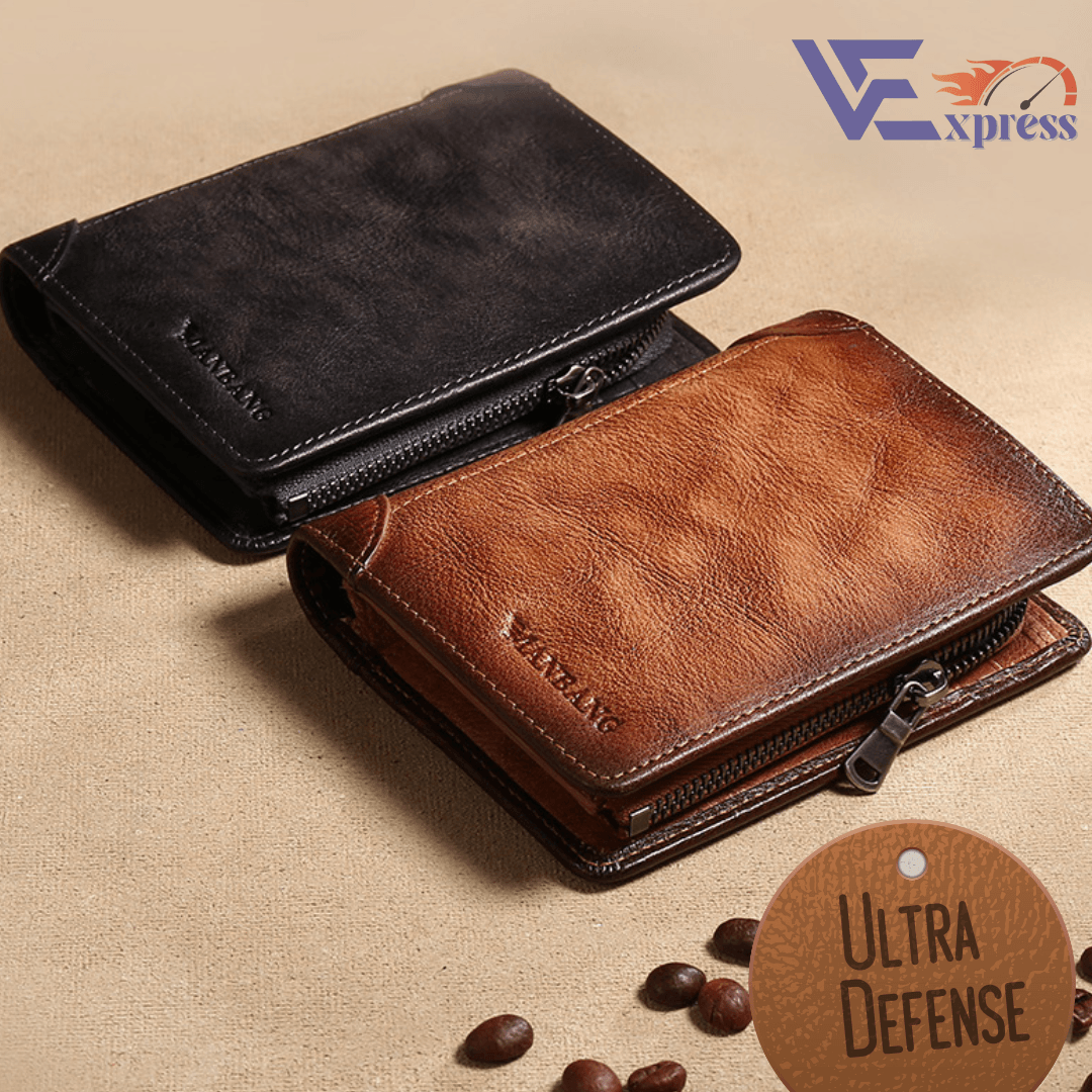 Carteira Masculina em Couro ULTRA DEFENSE - AntiFurto RFID - Lojas Promorin
