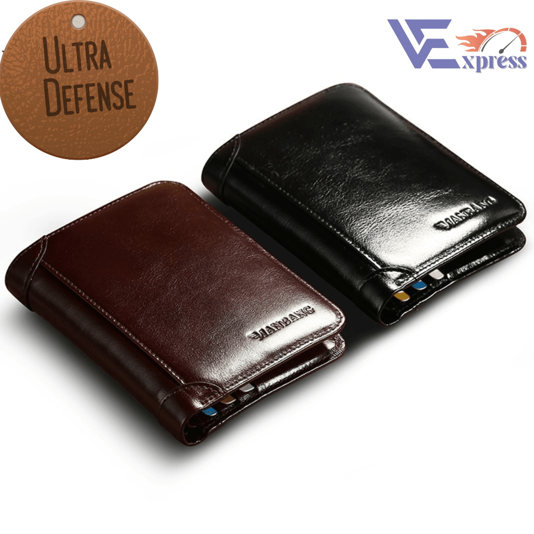 Carteira Masculina em Couro ULTRA DEFENSE - AntiFurto RFID - Lojas Promorin