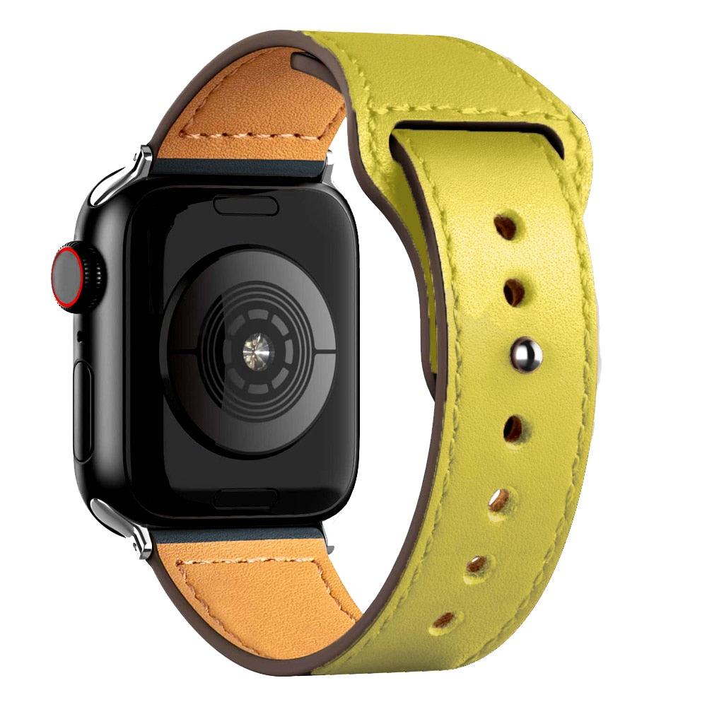 Pulseira Couro Pino - Watch Ultra (42-49mm) - Lojas Promorin