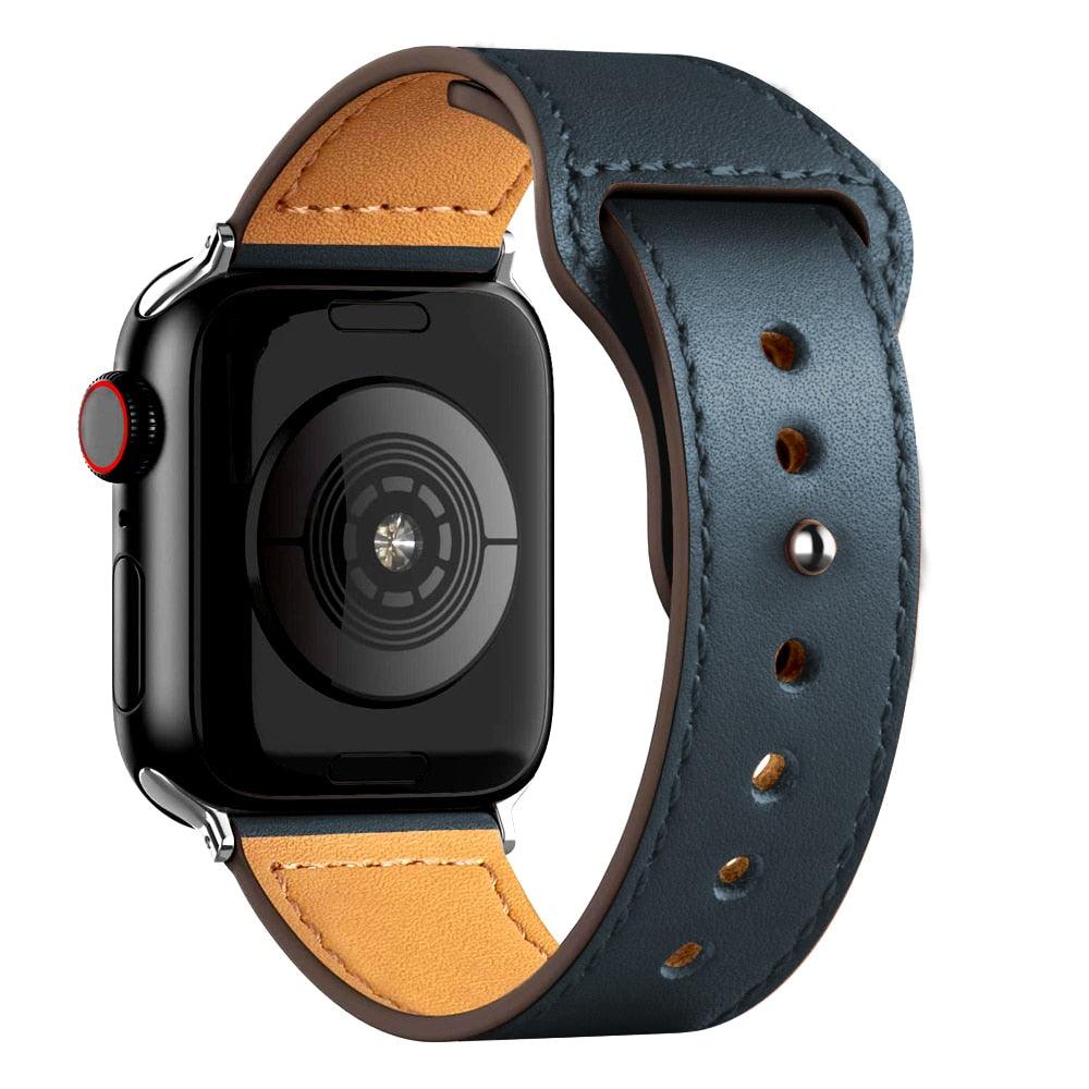 Pulseira Couro Pino - Watch Ultra (42-49mm) - Lojas Promorin