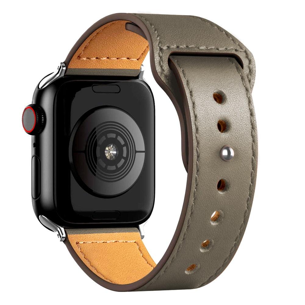 Pulseira Couro Pino - Watch Ultra (42-49mm) - Lojas Promorin