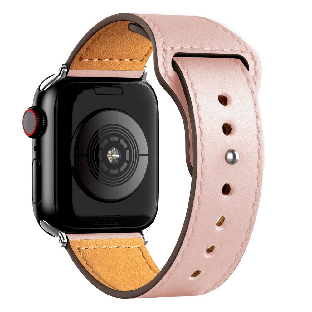 Pulseira Couro Pino - Watch Ultra (42-49mm) - Lojas Promorin