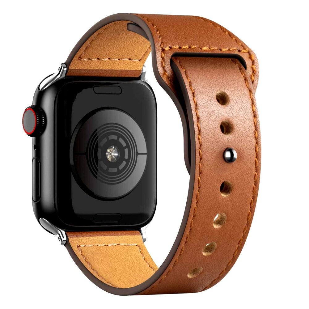 Pulseira Couro Pino - Watch Ultra (42-49mm) - Lojas Promorin