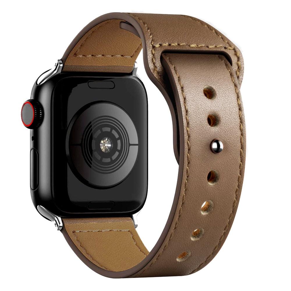 Pulseira Couro Pino - Watch Ultra (42-49mm) - Lojas Promorin