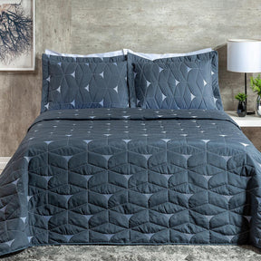 Conjunto Cobre Leito 3 Peças Casal 180 Fios Berlim
