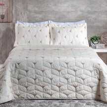 Conjunto Cobre Leito 3 Peças Casal 180 Fios Berlim
