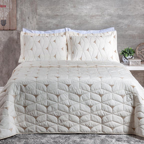 Conjunto Cobre Leito 3 Peças Casal 180 Fios Berlim