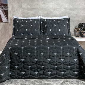 Conjunto Cobre Leito 3 Peças Casal 180 Fios Berlim