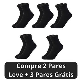 Meia Nuvem®- Pés Quentes Térmica (Aveludada) + BRINDE SURPRESA - Lojas Promorin
