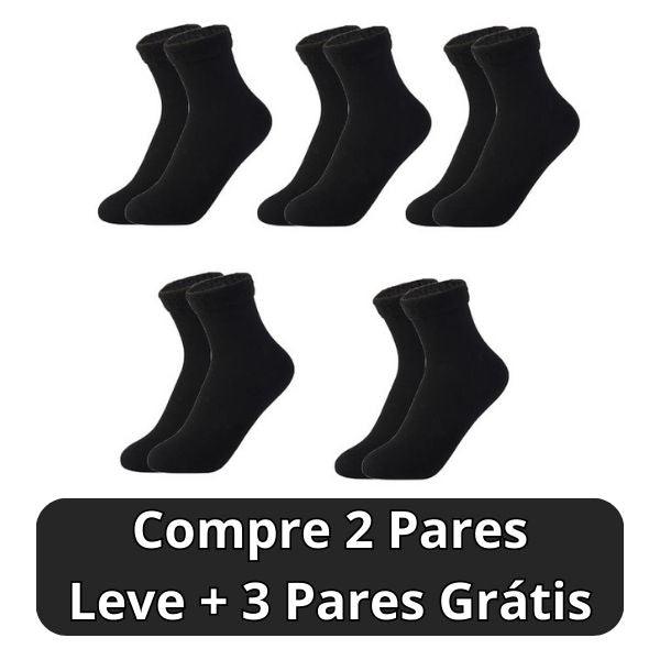 Meia Nuvem®- Pés Quentes Térmica (Aveludada) + BRINDE SURPRESA - Lojas Promorin