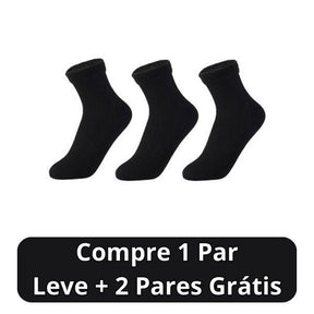 Meia Nuvem®- Pés Quentes Térmica (Aveludada) + BRINDE SURPRESA - Lojas Promorin