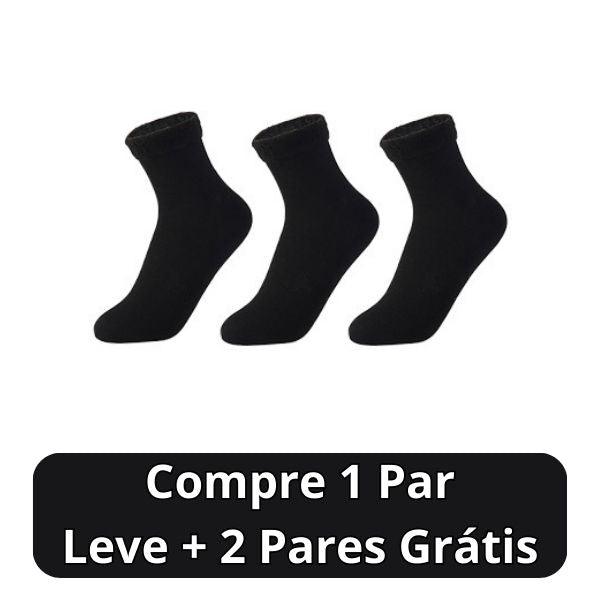 Meia Nuvem®- Pés Quentes Térmica (Aveludada) + BRINDE SURPRESA - Lojas Promorin