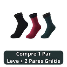Meia Nuvem®- Pés Quentes Térmica (Aveludada) + BRINDE SURPRESA - Lojas Promorin
