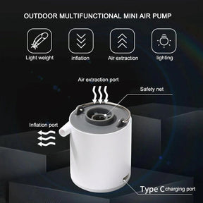 Mini Bomba de Ar para Camping - Lojas Promorin
