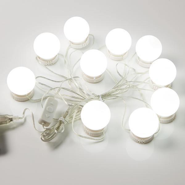 10 Peças de Conjunto de Lâmpadas LED para Espelho - Lojas Promorin