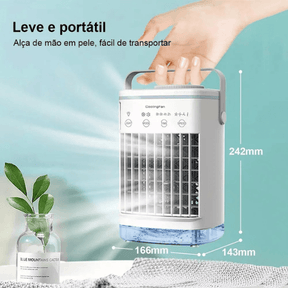 Ar Condicionado Portátil Mini USB - Potente e Silencioso IceCool - Lojas Promorin