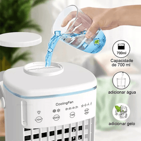Ar Condicionado Portátil Mini USB - Potente e Silencioso IceCool - Lojas Promorin