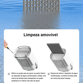Ar Condicionado Portátil Mini USB - Potente e Silencioso IceCool - Lojas Promorin
