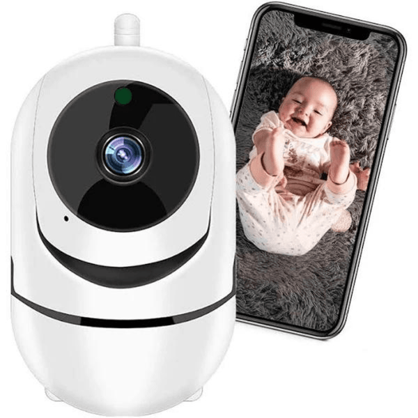 Babá Eletrônica Câmera de Monitoramento 360º com Visão Noturna - Lojas Promorin