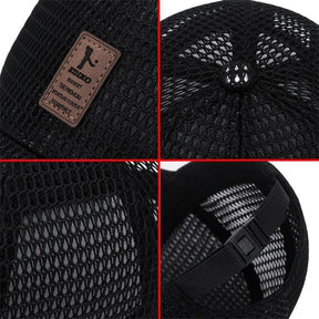 Boné Masculino Aba Curva Respirável - Lojas Promorin