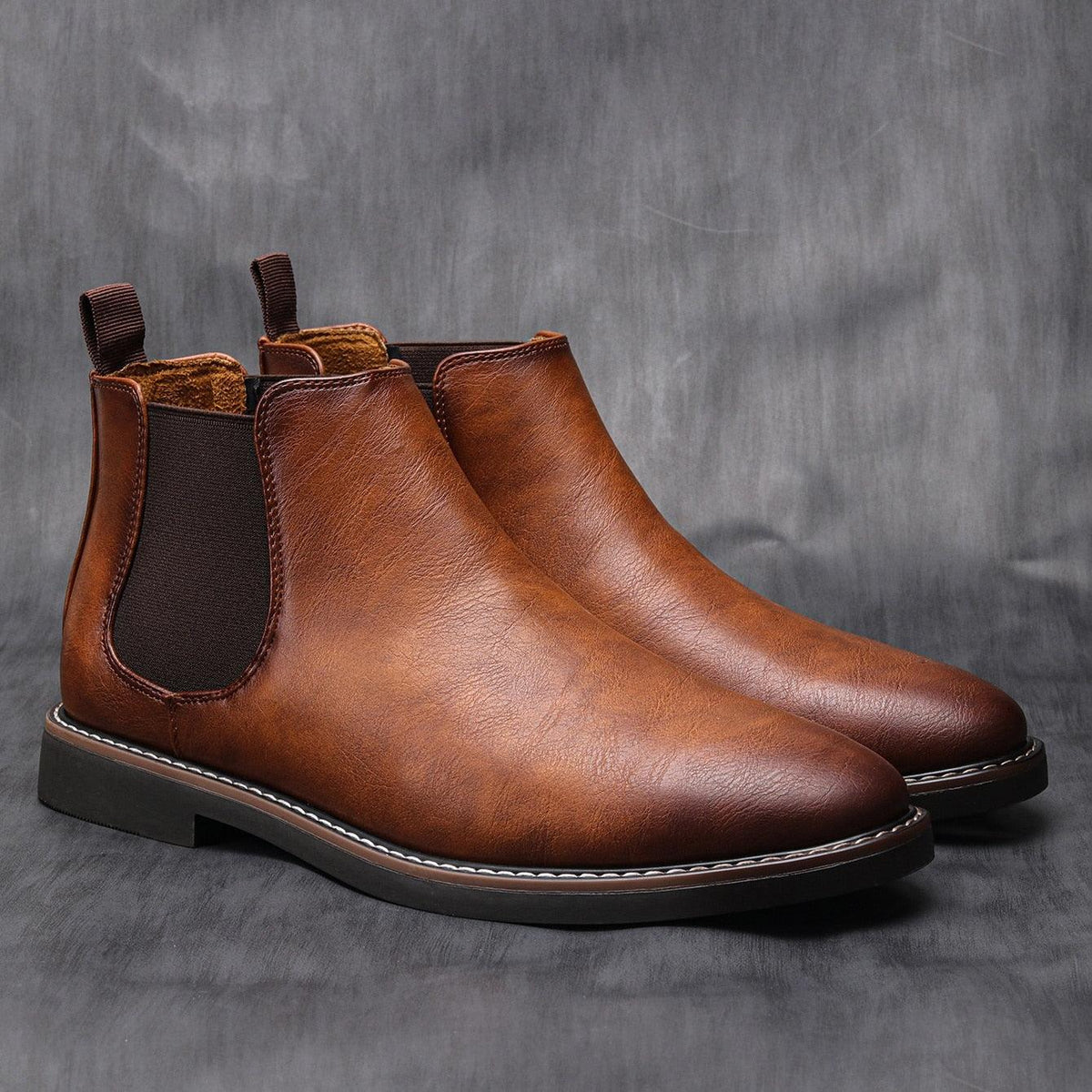 Bota Chelsea Masculina Original em Couro e Palmilha Ortopédica - Lojas Promorin