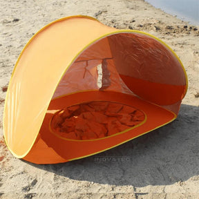 Cabana Infantil Com Piscina Para Praia PROTEÇÃO TOTAL - Os Melhores Momentos Na Praia Estão Por Vir! - Lojas Promorin