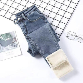 Calça Jeans Aveludada Feminina + Brinde Exclusivo - Lojas Promorin