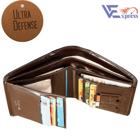 Carteira Masculina em Couro ULTRA DEFENSE - AntiFurto RFID - Lojas Promorin