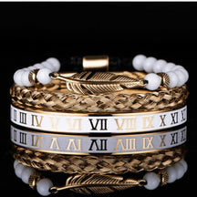 Conjunto de 3 Pulseiras ROYAL MARFIN Banhada a Ouro- SUPER PROMOÇÃO de LANÇAMENTO (Últimas Unidades) - Lojas Promorin