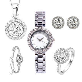 Conjunto Feminino de 5 Peças de Luxo - Ladies (Brinde Porta Joias) - Lojas Promorin