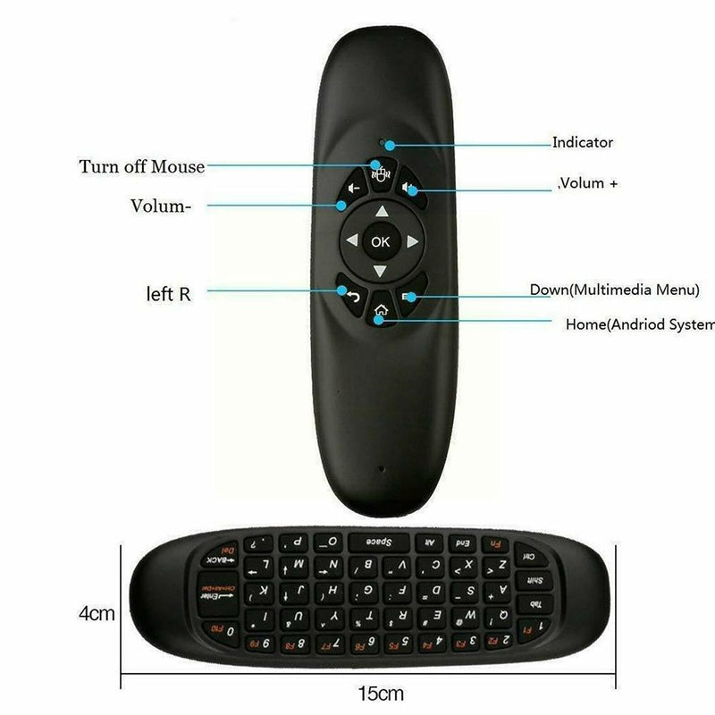 Controle Mouse Mini Teclado Smart Wireless - Lojas Promorin