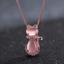 Corrente Veneziana Com Pingente MISS CAT cravejado com Cristais de Zircônia - SUPER PROMOÇÃO DE LANÇAMENTO - Lojas Promorin