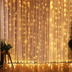 Cortina de Led Pisca-Pisca Para Natal - Lojas Promorin