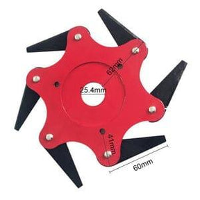 Disco de Corte para Roçadeira Universal com 6 Lâminas - Disco Premium - Lojas Promorin