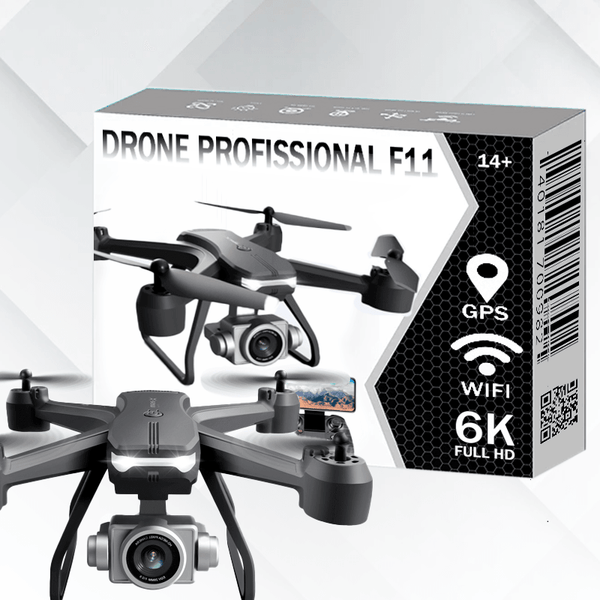 Drone Profissional Dobrável com GPS Câmera 6K FullHD Wifi/ F11 - Lojas Promorin