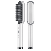 Escova Alisadora 5 em 1 Original BEAUTY HAIR - Modela, Hidrata & Anti-Frizz - Lojas Promorin