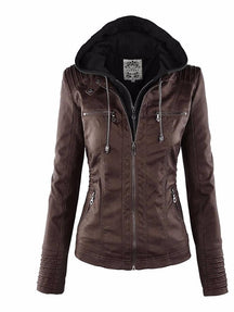 Jaqueta Feminina de Couro - Stylish Woman - Lojas Promorin