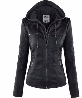 Jaqueta Feminina de Couro - Stylish Woman - Lojas Promorin