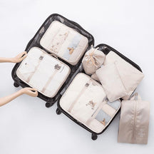 Kit 7 Bolsas Organizadoras Para Mala de Viagem SPACE BAG - [PAGUE 4 LEVE 7 - SUPER PROMOÇÃO POR TEMPO LIMITADO - Lojas Promorin