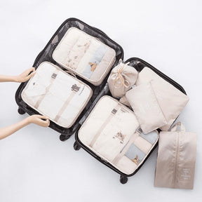 Kit 7 Bolsas Organizadoras Para Mala de Viagem SPACE BAG - [PAGUE 4 LEVE 7 - SUPER PROMOÇÃO POR TEMPO LIMITADO - Lojas Promorin