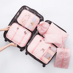Kit 7 Bolsas Organizadoras Para Mala de Viagem SPACE BAG - [PAGUE 4 LEVE 7 - SUPER PROMOÇÃO POR TEMPO LIMITADO - Lojas Promorin