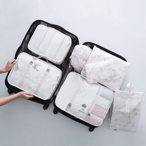 Kit 7 Bolsas Organizadoras Para Mala de Viagem SPACE BAG - [PAGUE 4 LEVE 7 - SUPER PROMOÇÃO POR TEMPO LIMITADO - Lojas Promorin