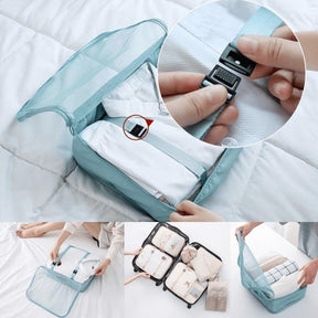 Kit 7 Bolsas Organizadoras Para Mala de Viagem SPACE BAG - [PAGUE 4 LEVE 7 - SUPER PROMOÇÃO POR TEMPO LIMITADO - Lojas Promorin