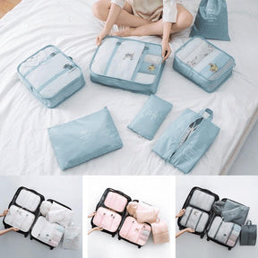 Kit 7 Bolsas Organizadoras Para Mala de Viagem SPACE BAG - [PAGUE 4 LEVE 7 - SUPER PROMOÇÃO POR TEMPO LIMITADO - Lojas Promorin