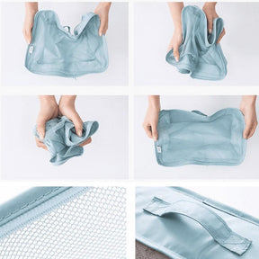 Kit 7 Bolsas Organizadoras Para Mala de Viagem SPACE BAG - [PAGUE 4 LEVE 7 - SUPER PROMOÇÃO POR TEMPO LIMITADO - Lojas Promorin