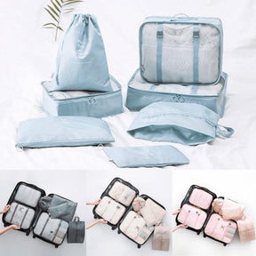 Kit 7 Bolsas Organizadoras Para Mala de Viagem SPACE BAG - [PAGUE 4 LEVE 7 - SUPER PROMOÇÃO POR TEMPO LIMITADO - Lojas Promorin