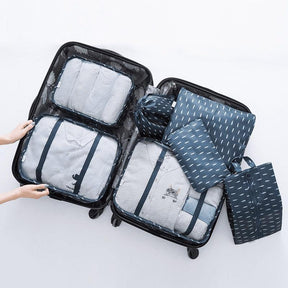 Kit 7 Bolsas Organizadoras Para Mala de Viagem SPACE BAG - [PAGUE 4 LEVE 7 - SUPER PROMOÇÃO POR TEMPO LIMITADO - Lojas Promorin