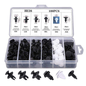 Kit com 100 Parafusos Fixadores para Carro + Caixa Organizadora - FixedCar - Lojas Promorin